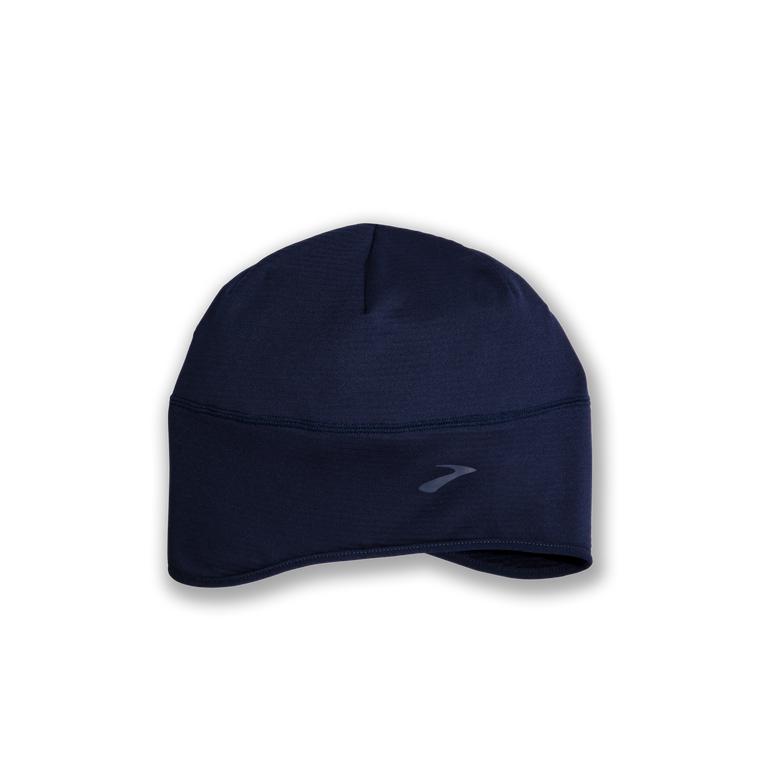 Brooks Notch Thermal Beanie - Mens Running Hat - Navy (52413WMGI)